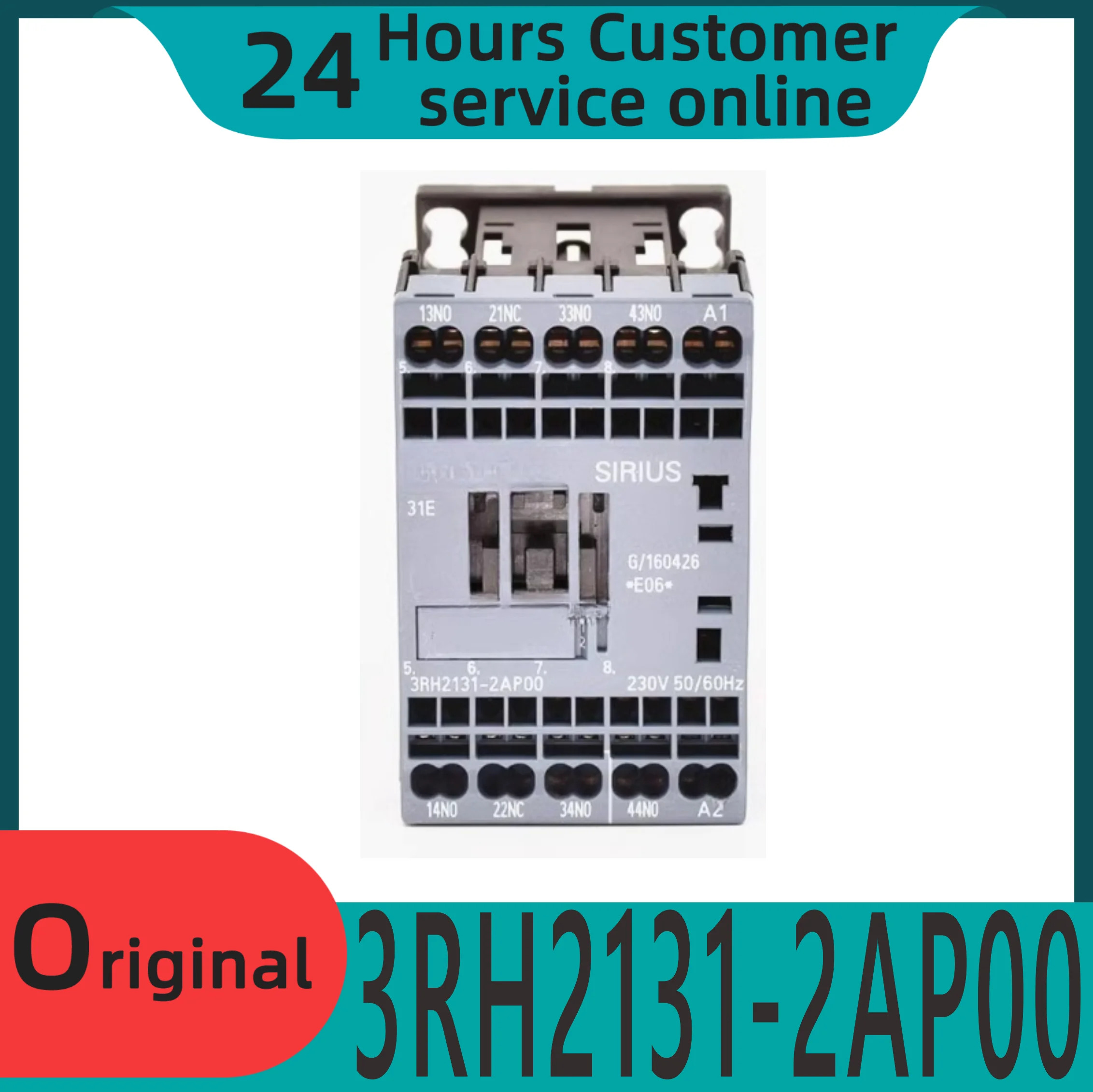 오리지널 AC 접촉기 릴레이 홀딩 브레이크 엘리베이터 3RH2131-2AP00 230V 신