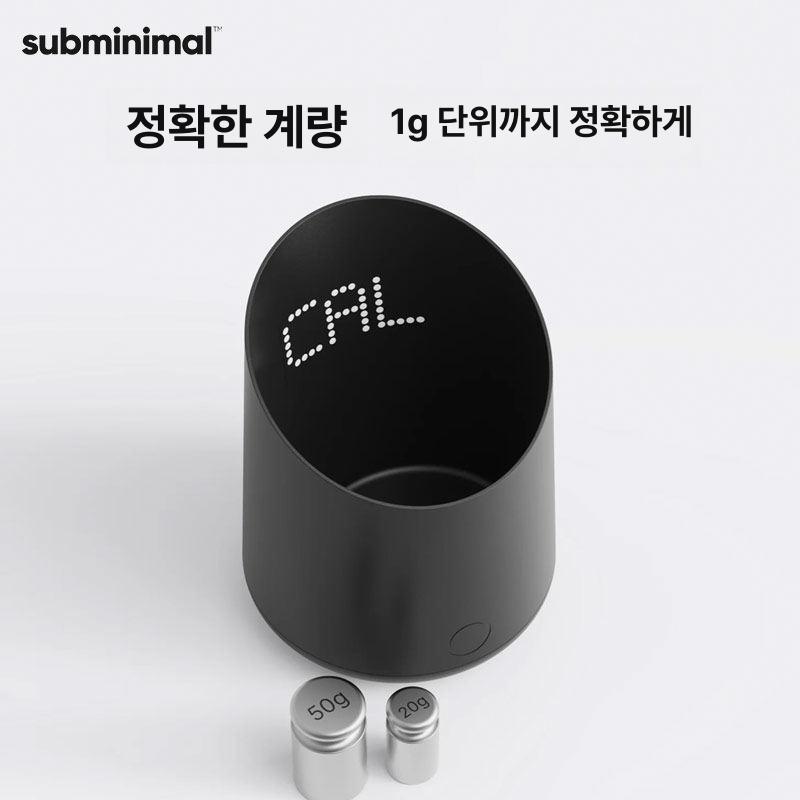 커피 저울 서브미니멀 전자 원두 계량컵 액세서리 정밀 측정 스케일 드립용품 - 상세 이미지 3