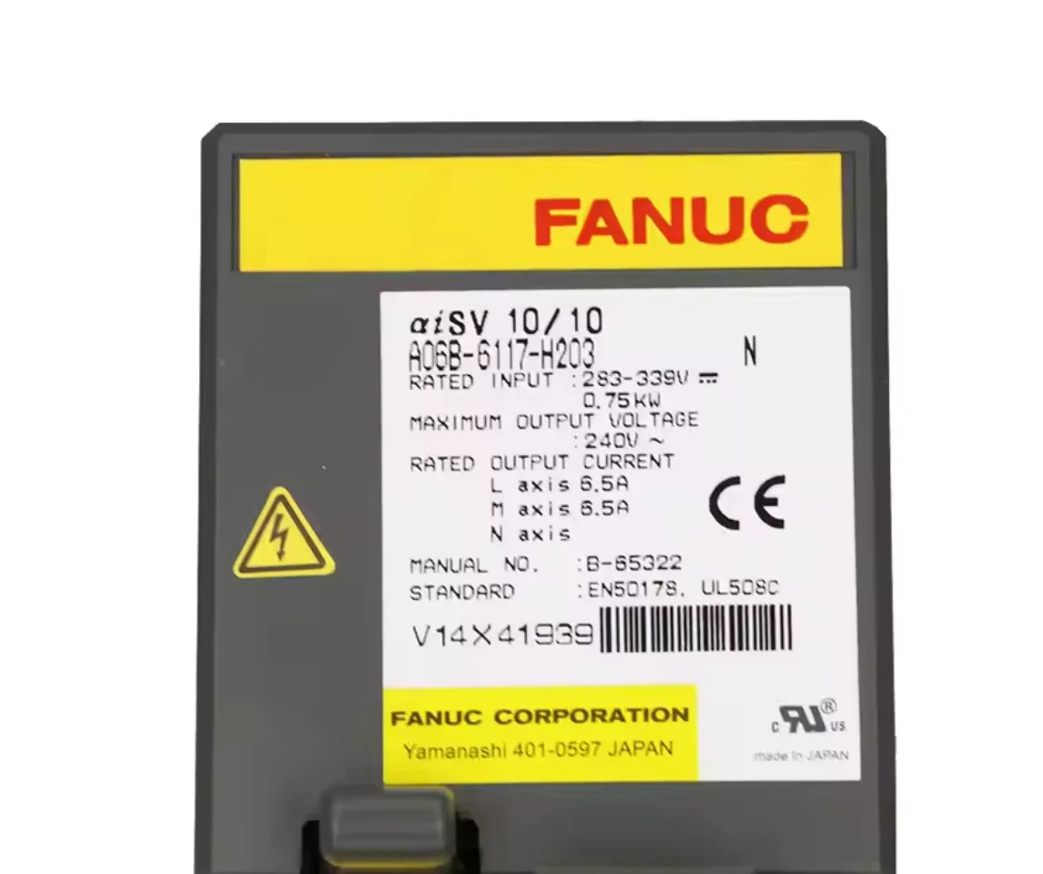 A06B-6117-H203 Fanuc 서보 드라이브 증폭기 12개월 A06B 6117 H203