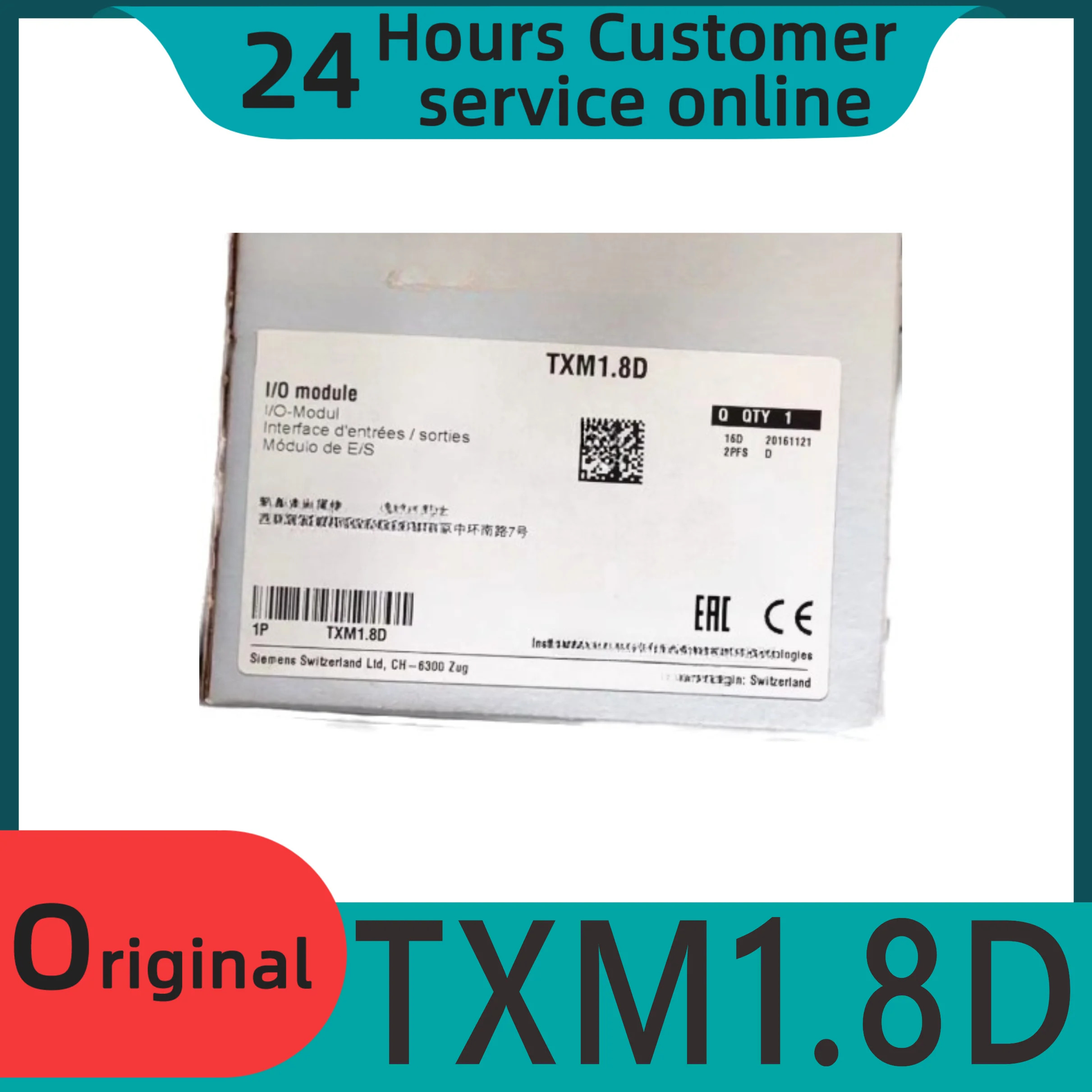 오리지널 TXM1.8D/8점 DI 모듈 디지털 입력 TXM1.8D