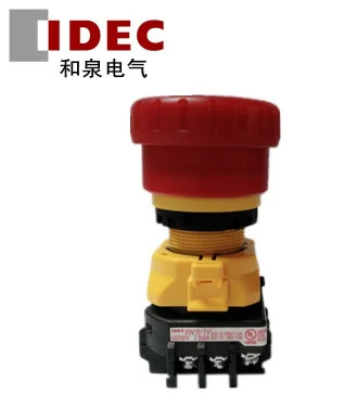 IDEC Quan XW1E-TV412Q4MR 비상 정지 스위치 조명 24V 402 403 410 MR