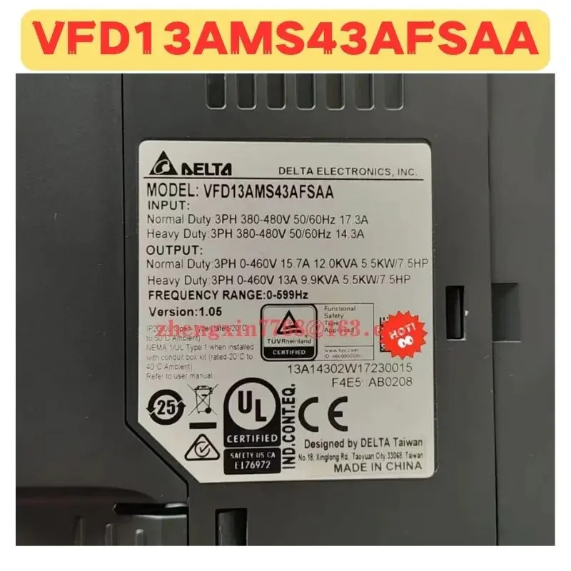 리퍼 주파수 변환기 정상 기능 완료 VFD13AMS호환43AFSAA