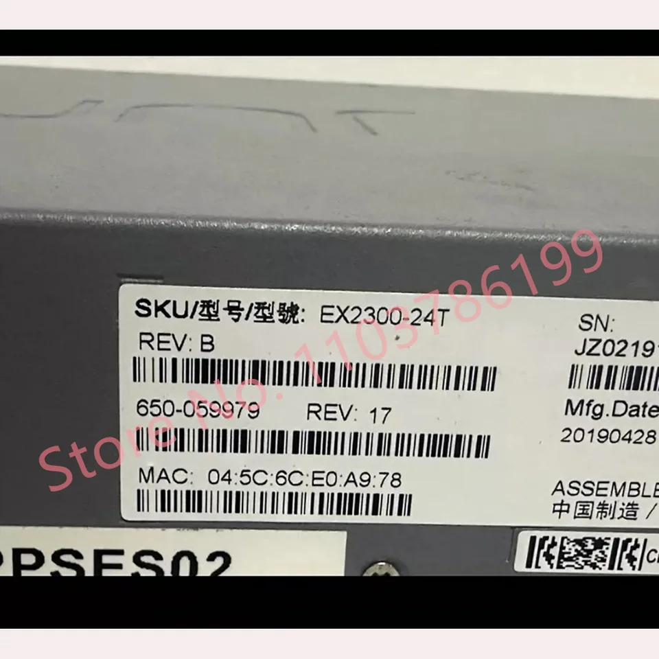 주니퍼 24 포트 기가비트 4 10G SFP 코어 네트워크 스위치 EX2300-24T