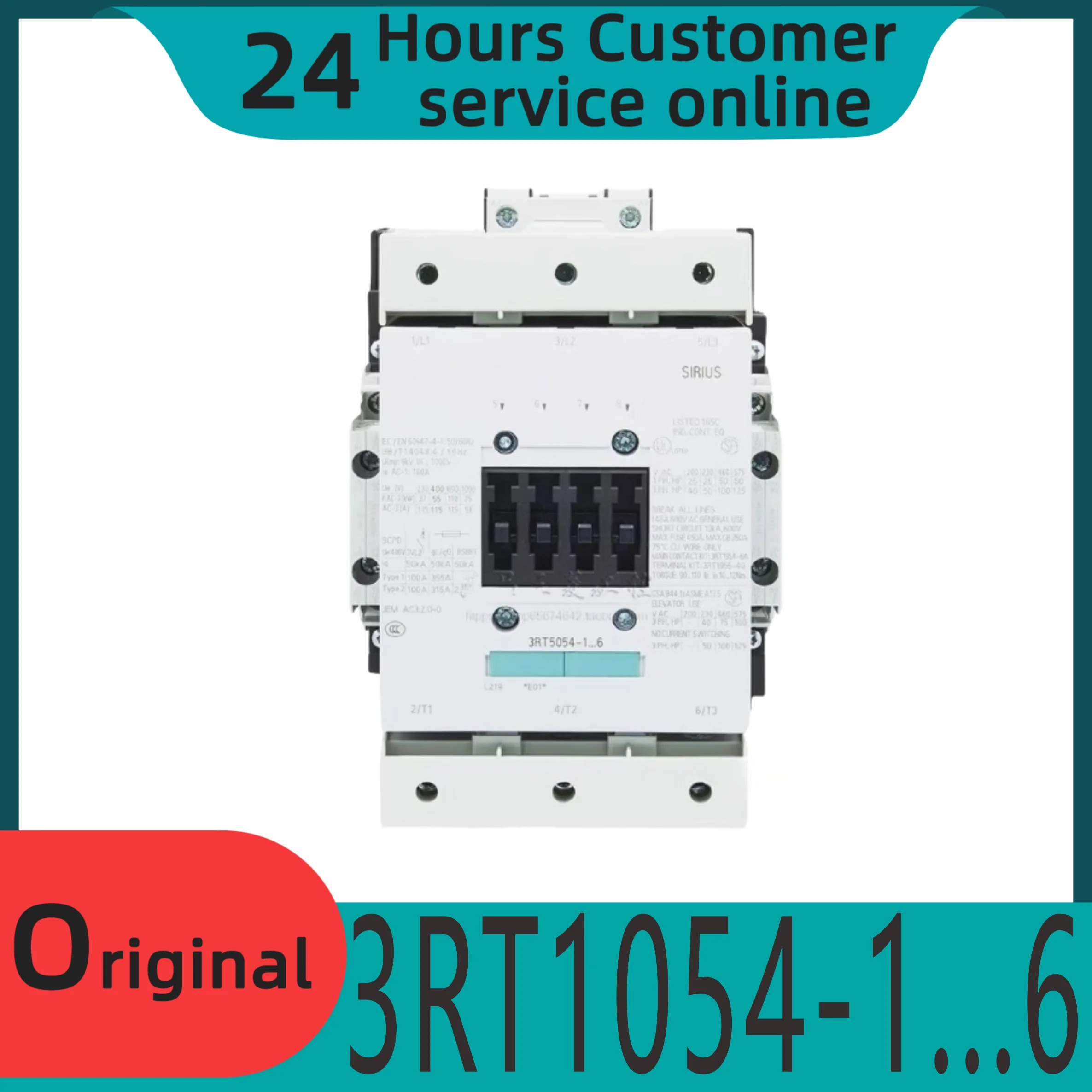 오리지널 AC 접촉기 3RT1054-1... 6 3RT1054-1AP36 220V