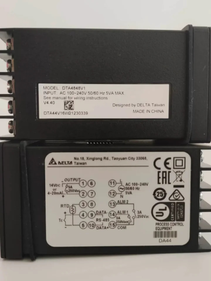디지털 디스플레이 기기 델타 온도조절기 DTA4896C1 Zhongda Dentsu DTA4896R1 DTA4896V1