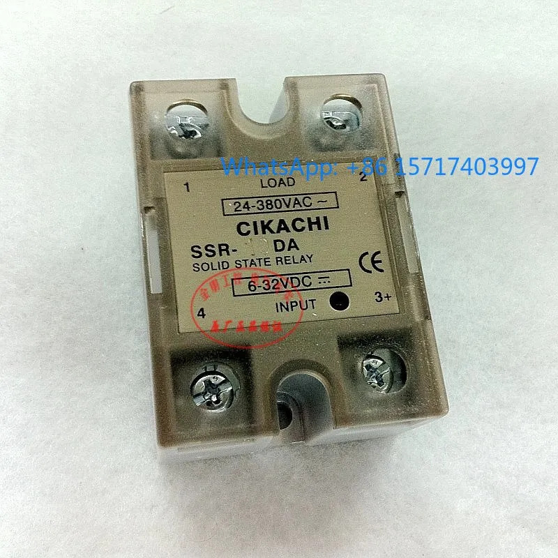 CIKACHI 솔리드 스테이트 릴레이 SSR-10DD DC 제어 10DD-H