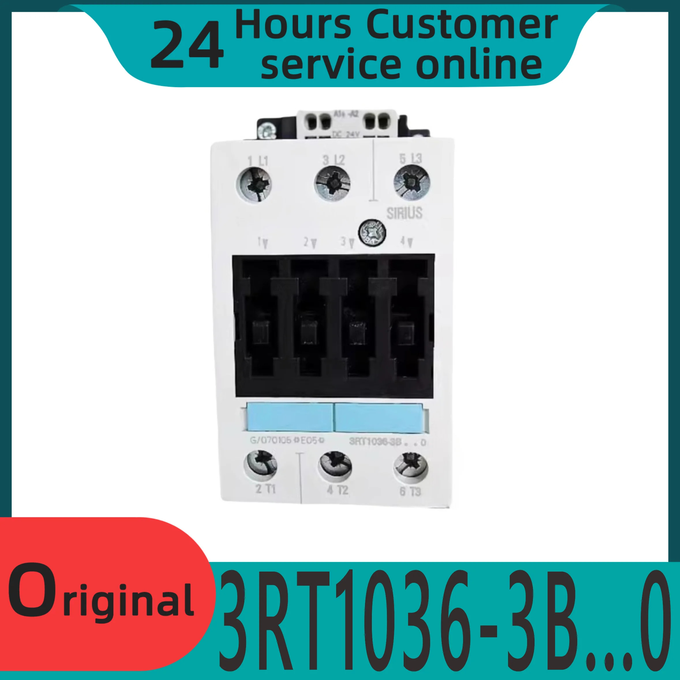 SIEMENS 오리지널 접촉기 3RT1036-3B 0 3RT1036-3BB40 DC24V 신