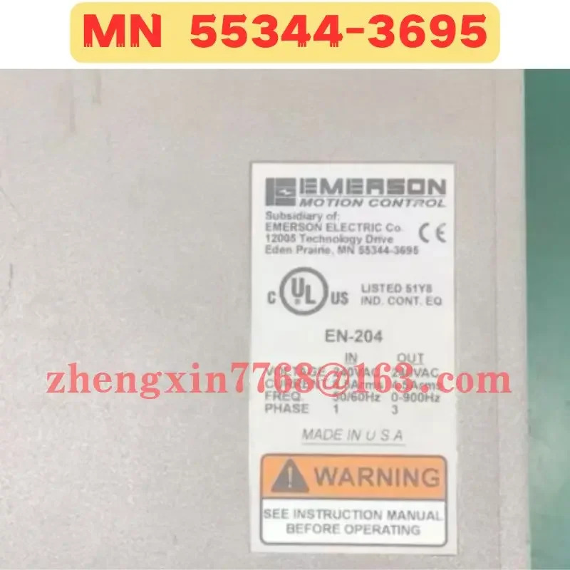 리퍼 서보 드라이브 MN 55344-3695 정상 기능 완료