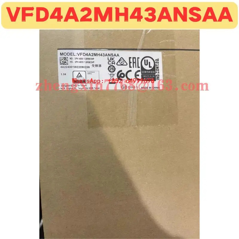 오리지널 주파수 변환기 VFD4A2MH43ANSAA