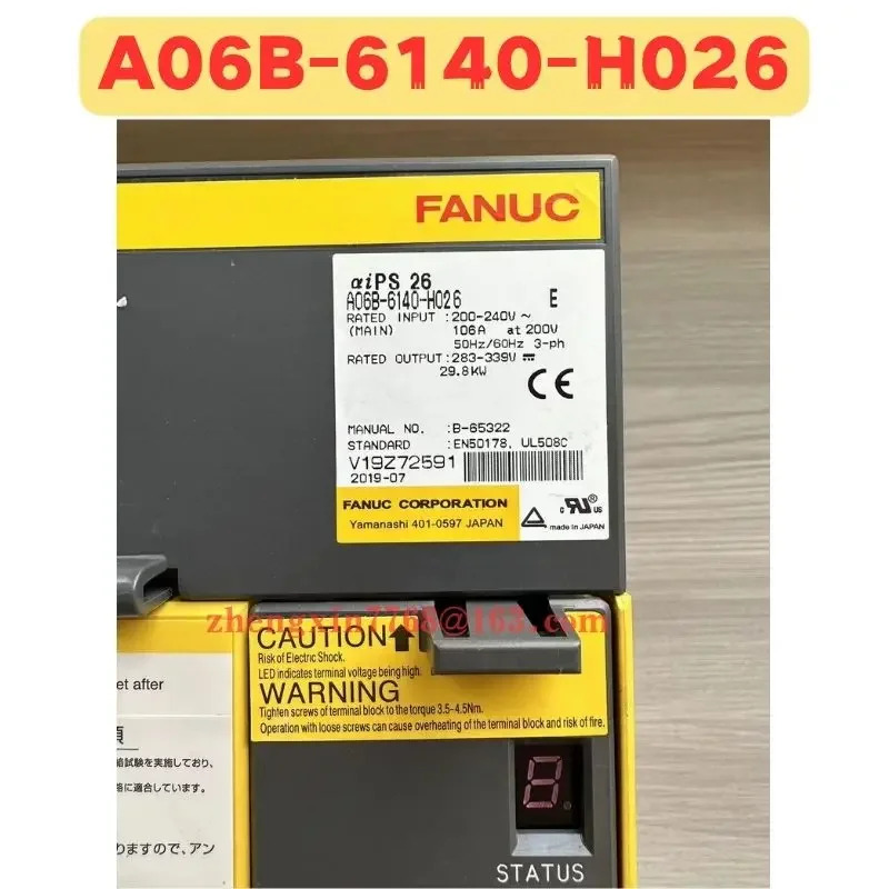 리퍼 드라이브 A06B-6140-H026 A06B 6140 H026 정상 기능 완료