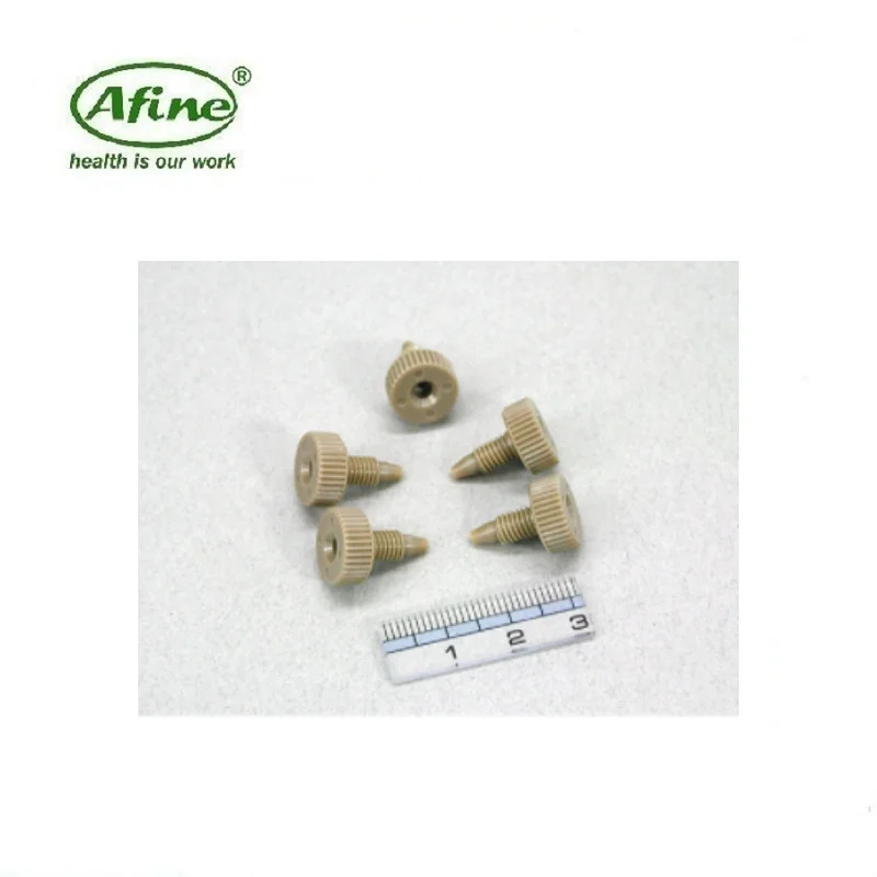 AFINE 시마즈 PEEK 수 너트 커넥터 LCMS- 228-18565-84 5/pk