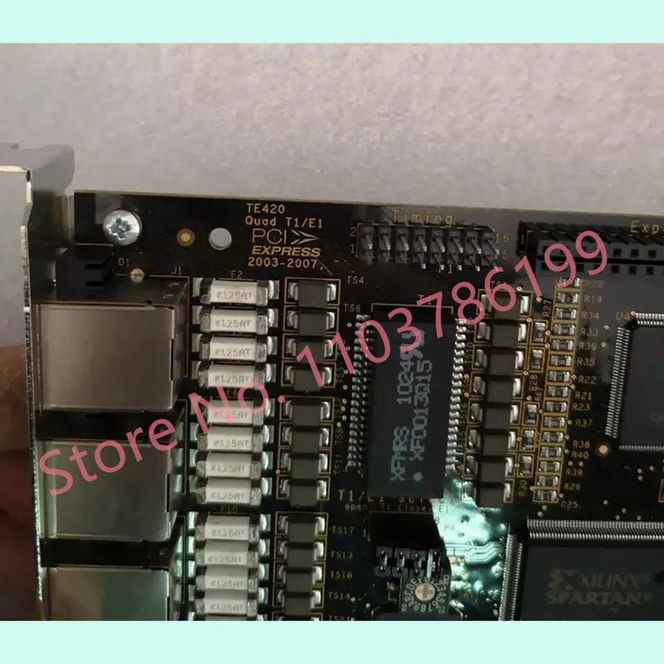 Asterisk Digium 음성 카드 TE420 PCIe x1