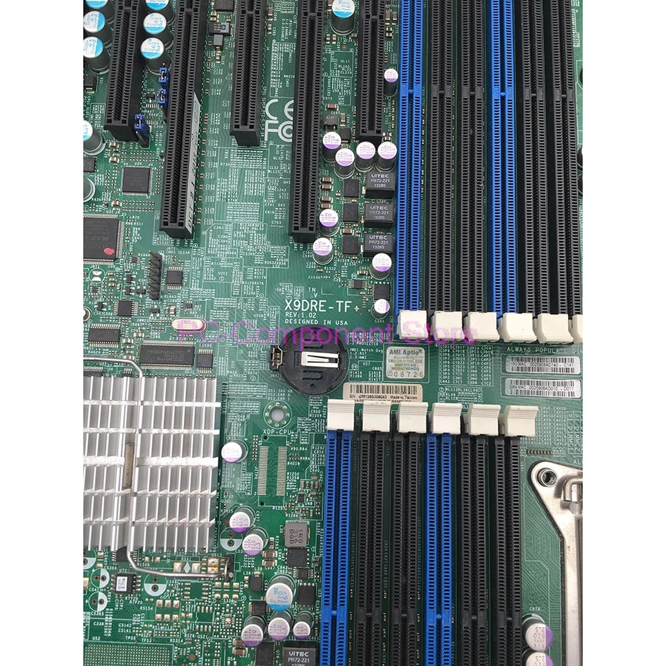 X9DRE-TF 슈퍼마이크로 서버 마더보드 E5-2600 V1 V2 패밀리 ECC LGA2011DDR3 2x16 PCI-E 3.0 4x8