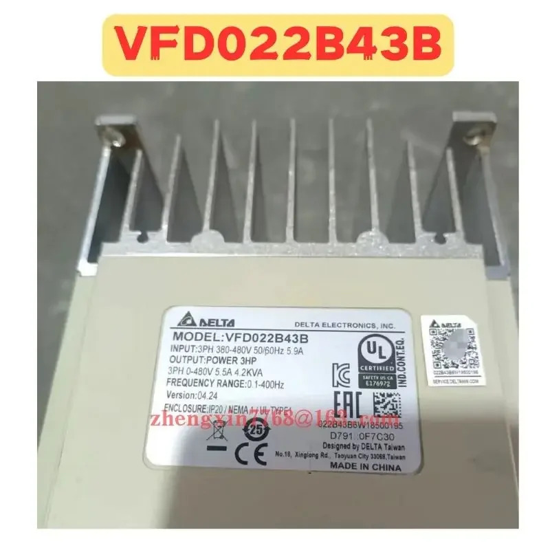 리퍼 주파수 변환기 정상 기능 완료 VFD022B43B