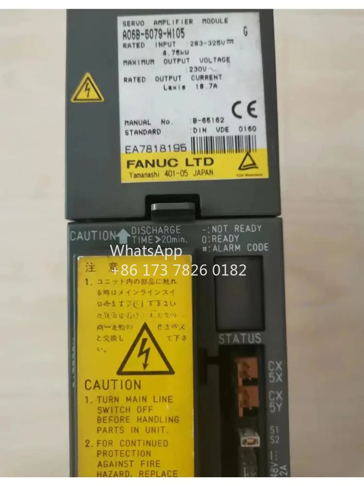 A06B-6079-H105 리퍼 드라이브 작동 기능 OK