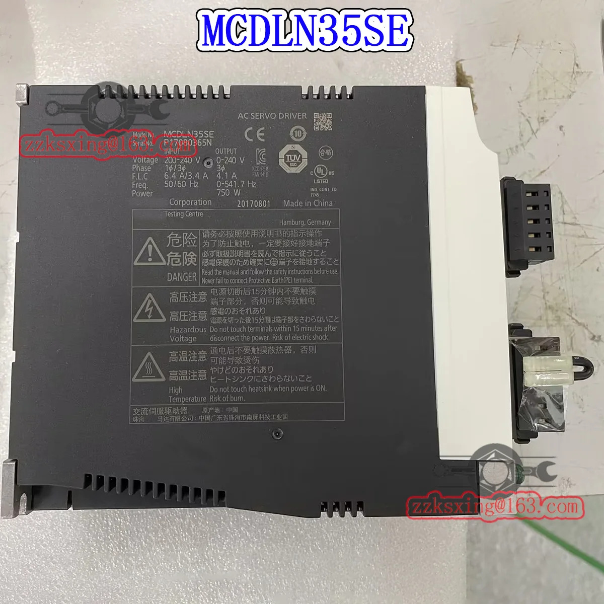 오리지널 AC 서보 드라이버 MCDLN35SE