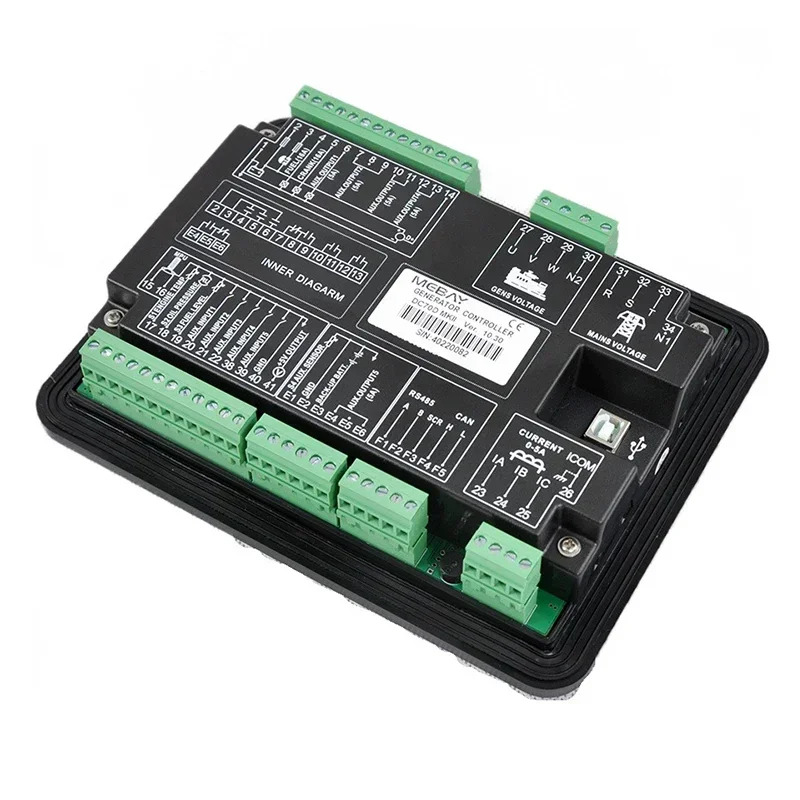 Mebay DC70D MK2 DC72D 발전기 컨트롤러 LCD 디스플레이 자체 시작 제어 보드 디젤 세트 예비 부품