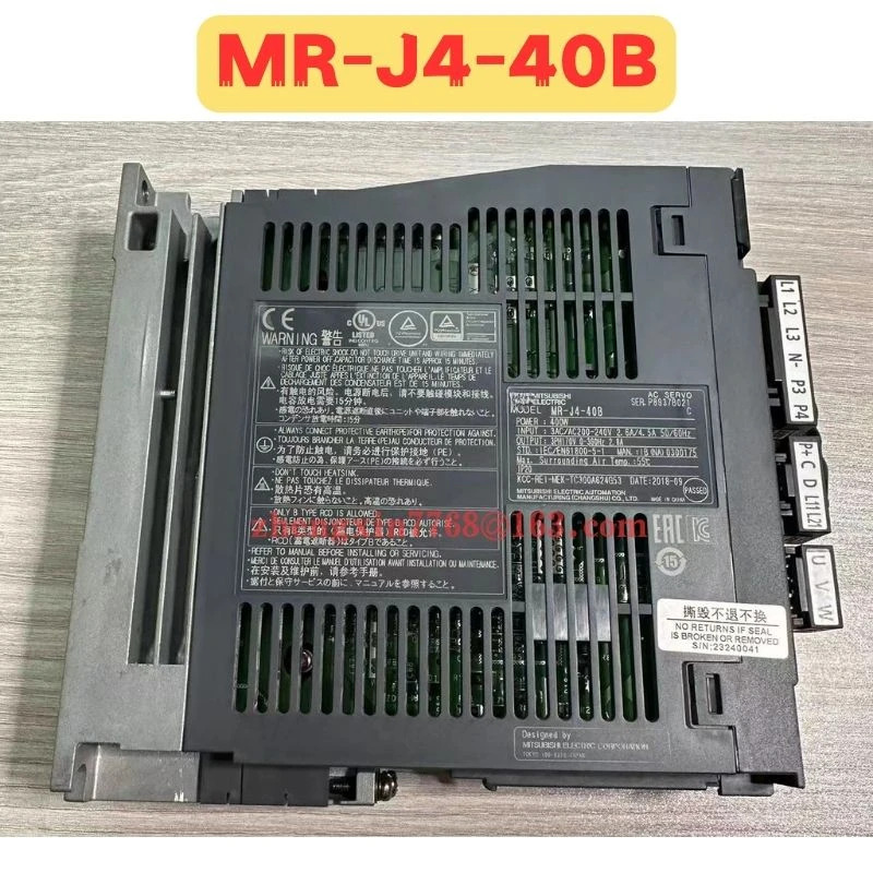 리퍼 서보 드라이브 MR-J4-40B MR J4 40B 정상 기능 완료