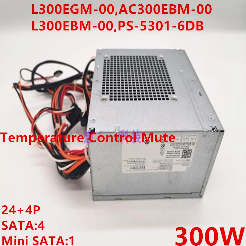Dell T3630 3640 300W 전원공급장치 L300EGM호환-00 AC300EBM-00 L300EBM-00 PS-5301-6DB PCH006 63YJP 00FCCJ 0TG
