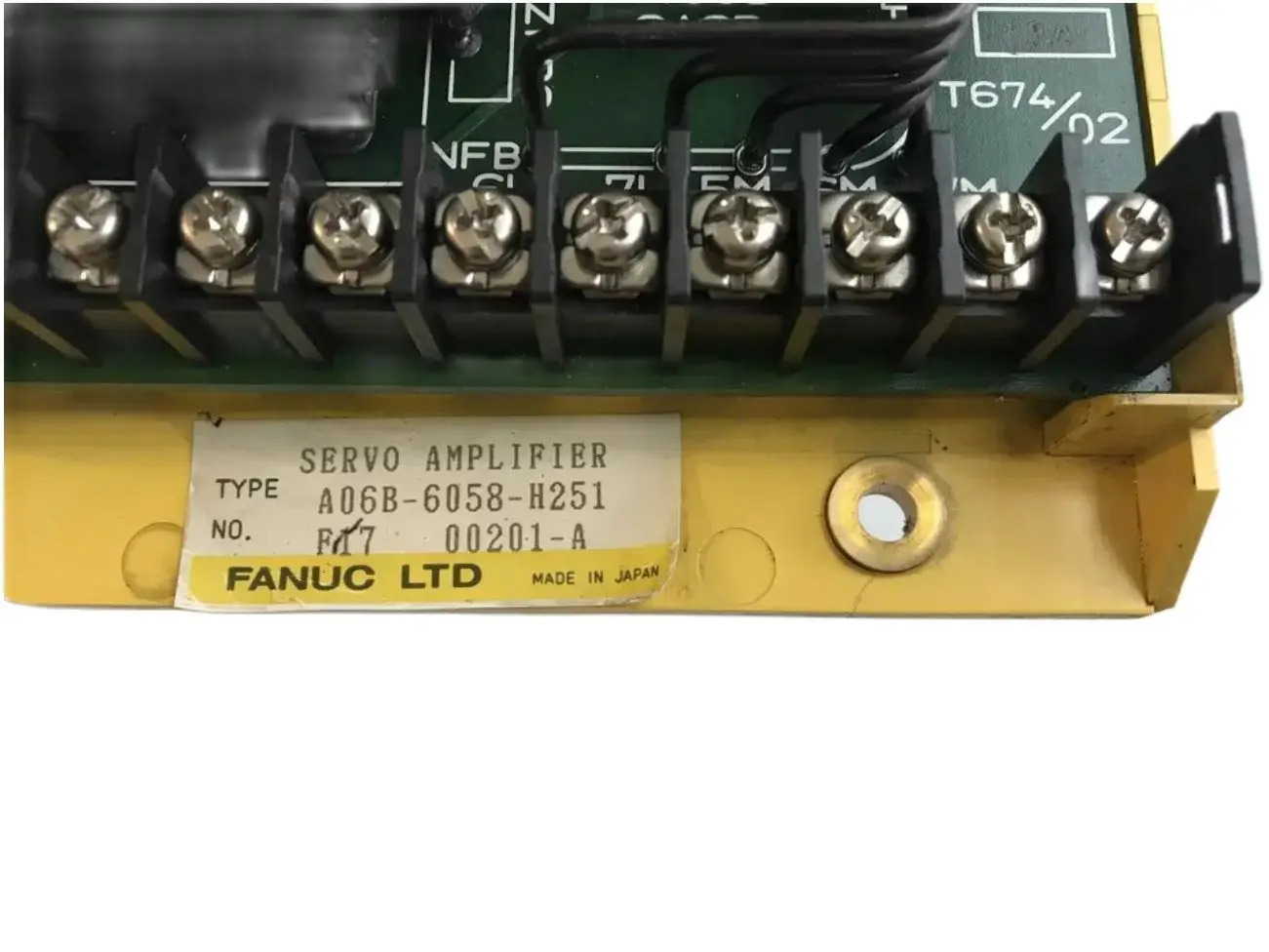 A06B-6058-H251 Fanuc 서보 드라이브 모듈 리퍼 OK A06B 6058 H251