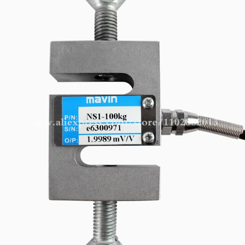 MIN NS1 로드셀 계량 센서 S 전푸시 풀 스케일 50 100 200 300 500 750 1000 KG