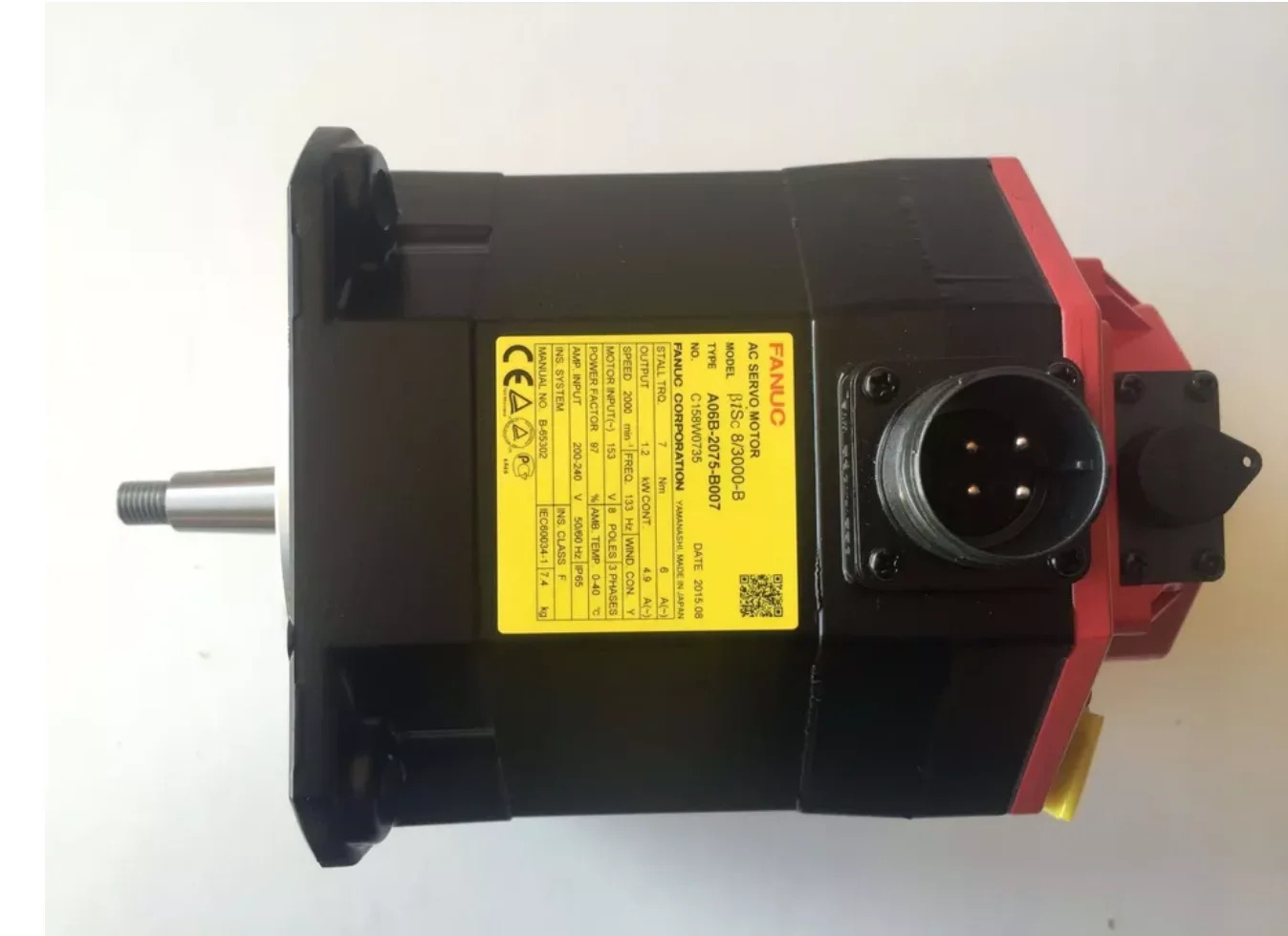 A06B-2075-B007 Fanuc AC 서보모터 12개월 A06B 2075 B007