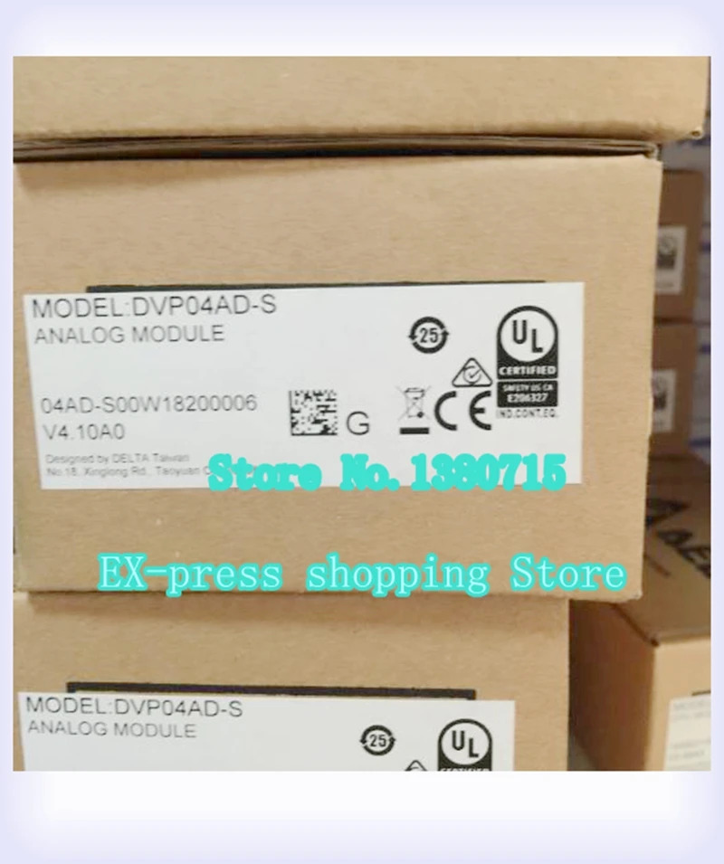오리지널 DVP04AD-S PLC 4AI 아날로그 모듈