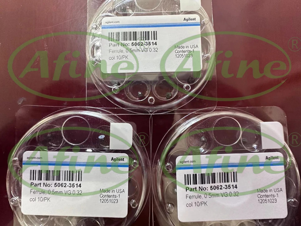 AFINE Agilent 5062-3514 페룰 0.5mm ID 15% 흑연/85% 베펠 0.32mm 럼 10/pk