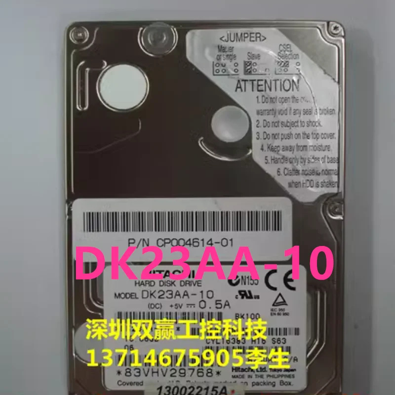 HITACHI오리지널 하드 DK23CA-30F DK23AA-10 노트북 HDD 30GB 10GB IDE 2.5 인치 5400RPM 8MB