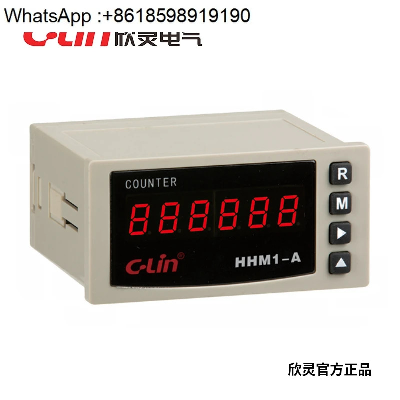 미터/길이 측정기 HHM1-A 6자리 디스플레이 접촉. 센서 신호 입력 AC220V