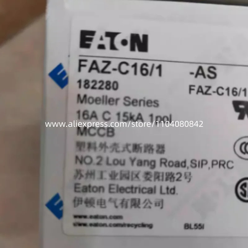 EATON 하이 브레이크 회로차단기 FAZ-C16 1 2 개 신