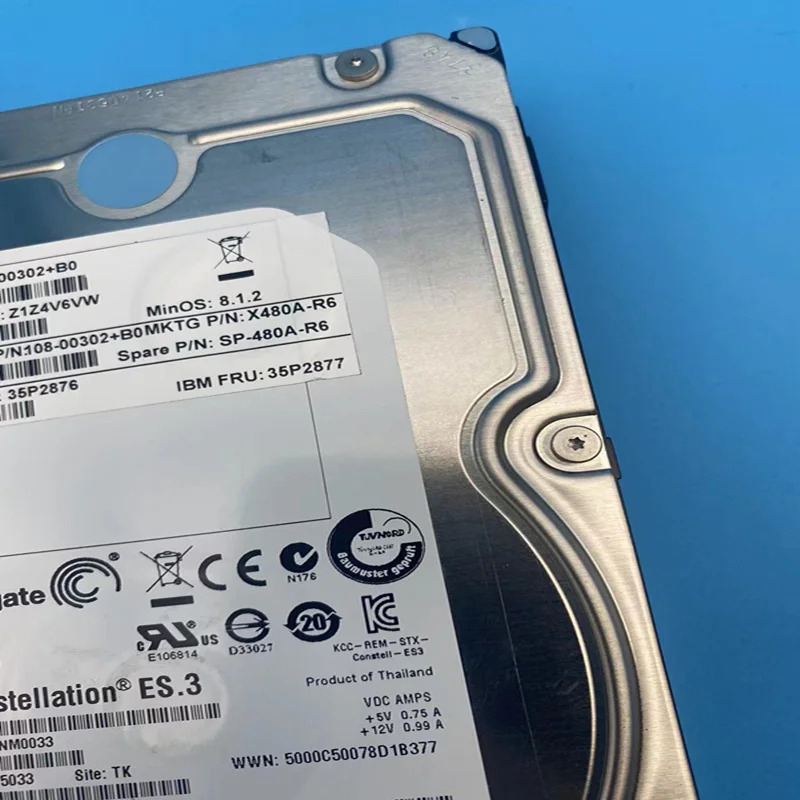 NETAPP 하드 4TB SATA 3.5 인치 7200RPM 128MB 서버 HDD X480A-R6 SP-X480A-R6 35P2877 108-00302 거신