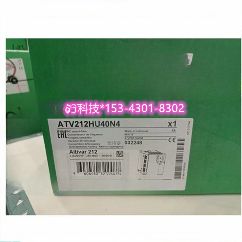 냉각팬 워터 펌프 타입 주파수 변환기 ATV212HU40N4 3상380-480V 4KW
