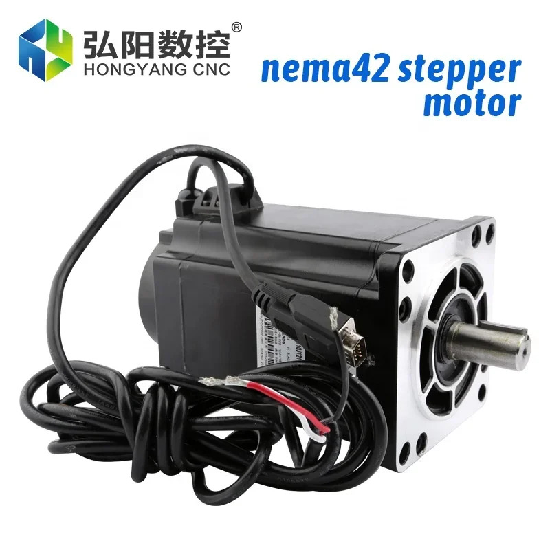 Hycnc Jmc 하이브리드 서보모터 프레임 110 이지 스테핑 모터 16 Nm 3상Nema 42 클로즈 스텝퍼 3hss2208h 드라이버