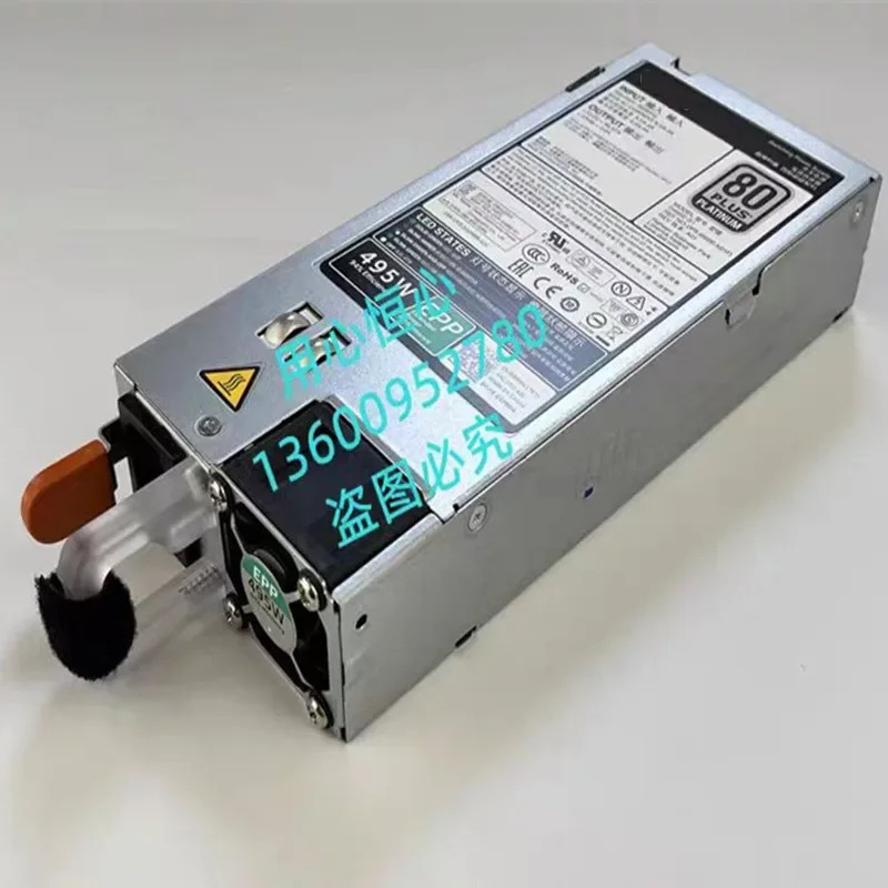 DELL R530 R630 R730 R730XD 495W 전원공급장치 D495E-S1 2FR04 02FR04 DPS-495BB A 새