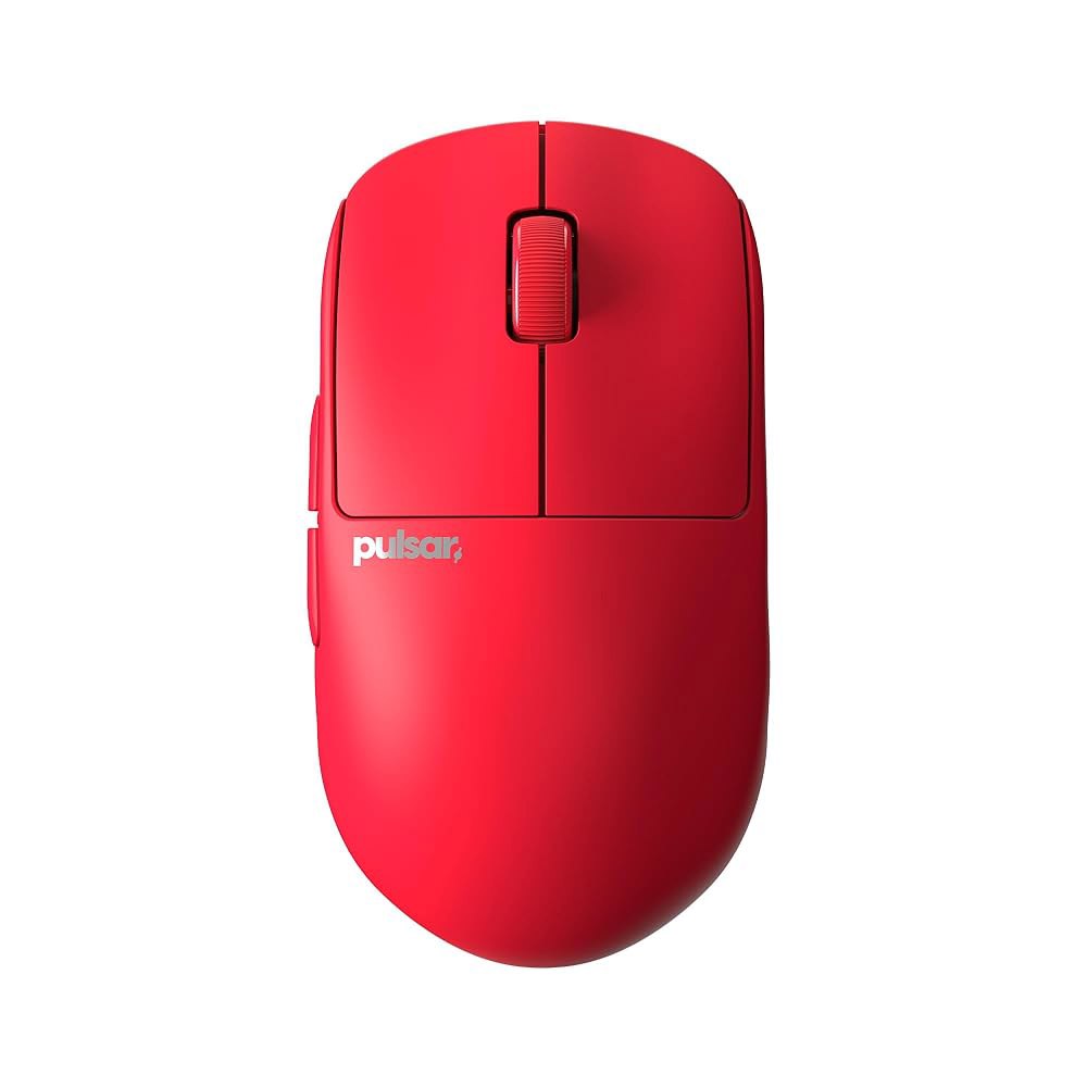 Pulsar Gaming Gears X2H 미니 무선 레드) (미니, 대칭, 한정판 에디션, 26000 센서 무선, 마우스, PAW3395 광학 게이밍 스위치, DPI, 컬러 초경 - 상품 이미지