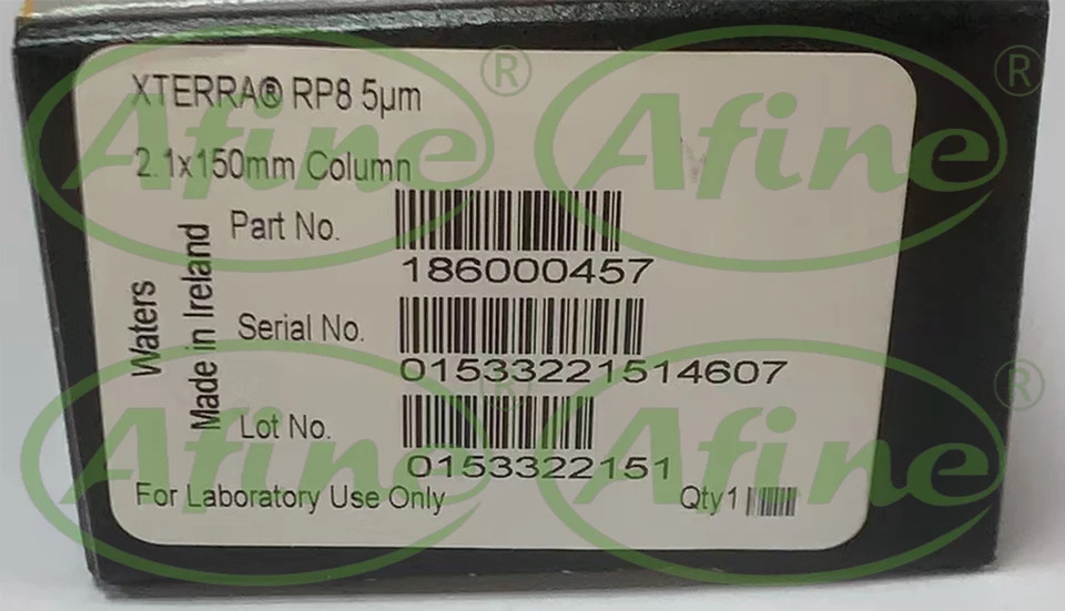 AFINE 워터스 럼 186000457 XTerra 쉴드 RP8 125 5um 2.1mmX150mm 1/pk