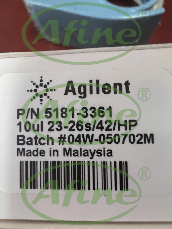 AFINE Agilent GC 오토샘플러 주사기 5181-3361 ALS 주사기L 고정 팁 23-26s/42 테이퍼 PTFE 푸셔 6 팩