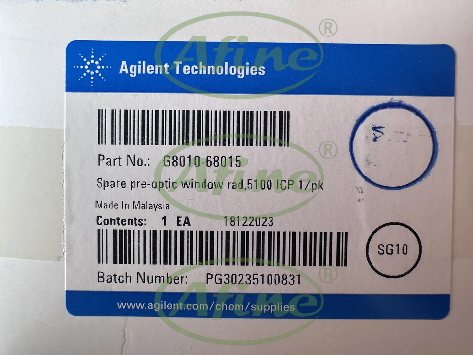 AFINE 사전 콘 윈도우 ICP-OESG8010-68015 방사형 관측 Agilent 5000 시리즈 ICP-OES