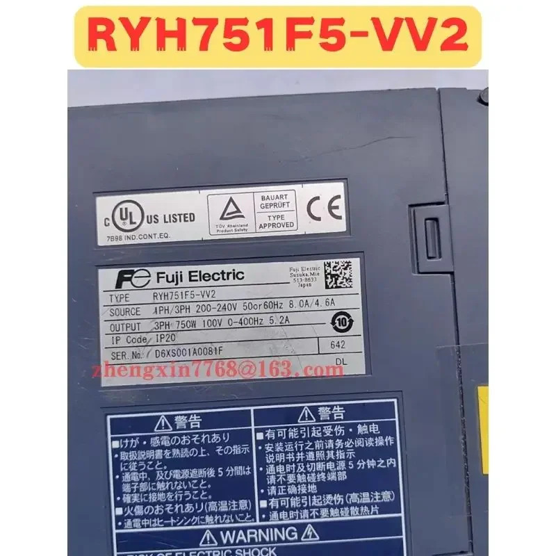 리퍼 서보 드라이브 RYH751F5-VV2 RYH751F5 VV2 정상 기능 완료