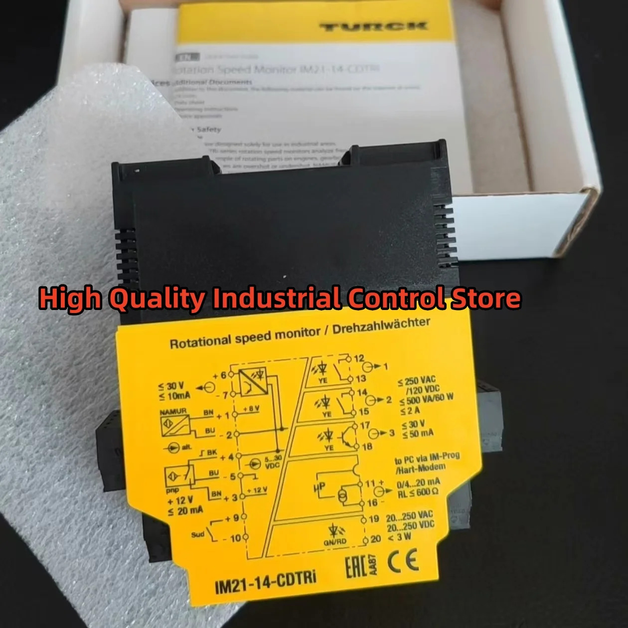 BI30U-CK40-AP6X2-H1141 IM21-14-CDTRI 7505650 속도 모니터bda 원본