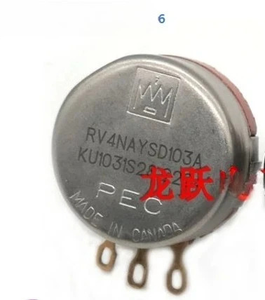 RV4NAYSD103A 정밀 단일 코일 10K 권선 전위차계 가변 주파수 속도 저항기