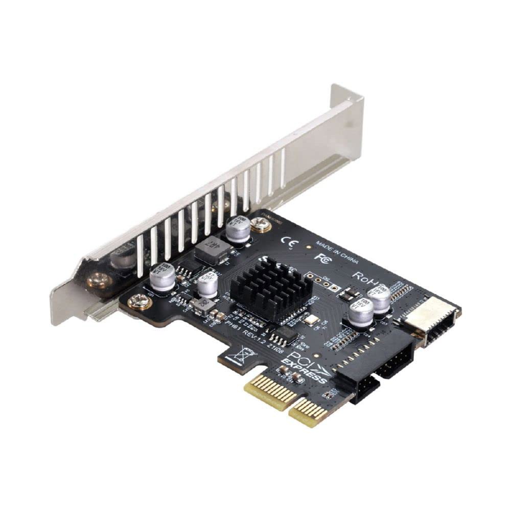 케이블cc 5Gbps 타입-E USB 3.1 전면 패널 소켓 및 2.0에서 PCI-E 1X 익스프레스 카드 VL805 마더보드용 어댑터 Type-E 5Gbps - 상품 이미지