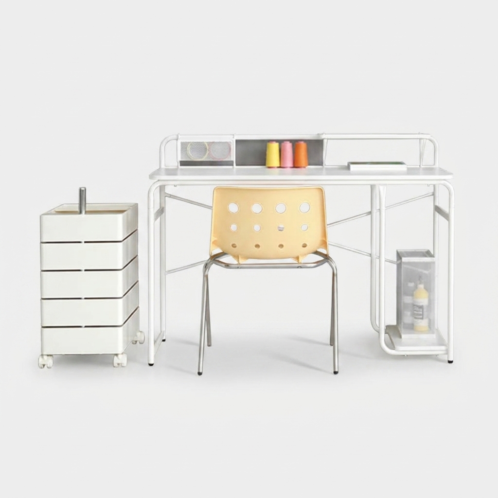 OLLSON E형 책상 1200mmx477mmx895mm, 화이트 3941.1107 - 상세 이미지 2