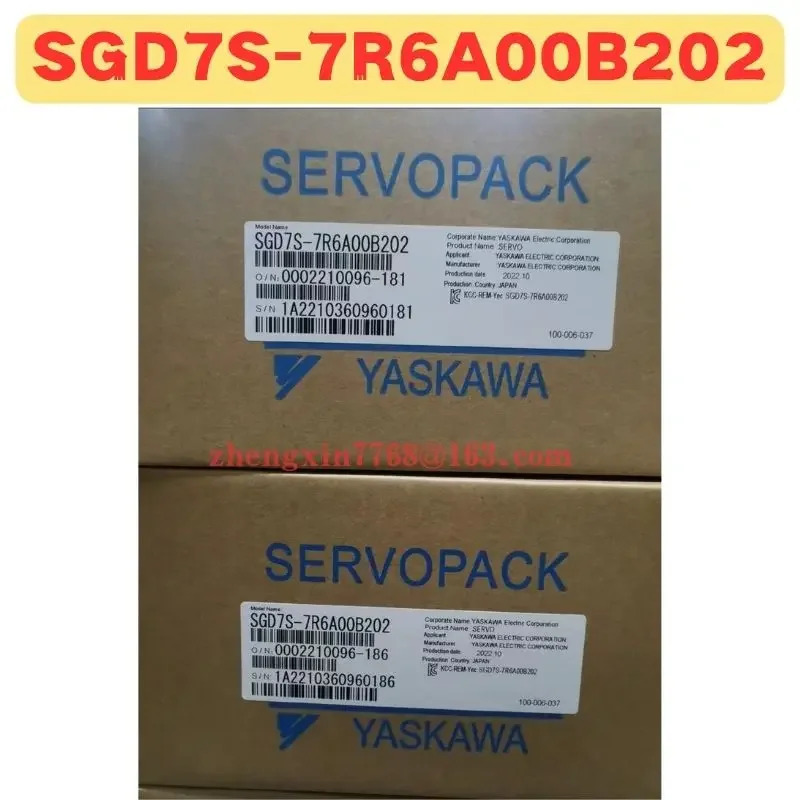 오리지널 SGD7S-7R6A00B202 서보 드라이브 SGD7S 7R6A00B202 신