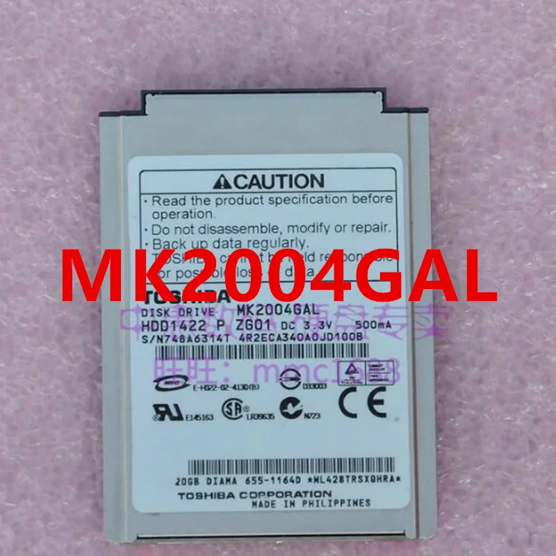 도시바호환오리지널 하드 거신 20GB CF 1.8 인치 5400RPM 2MB 노트북 HDD MK2004GAL