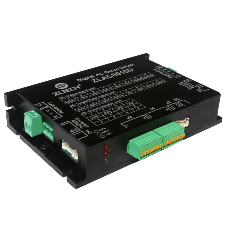 ZLTECH 모바일 로봇브러시리스 AC 서보모터 드라이버 CE RoHS CANopen RS485 3상24V 48V 듀얼 채널 DC 30A 500W