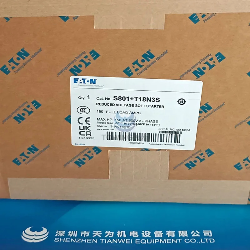 이튼 소프트 스타터 S801 T18N3S 오리지널 신 미개봉
