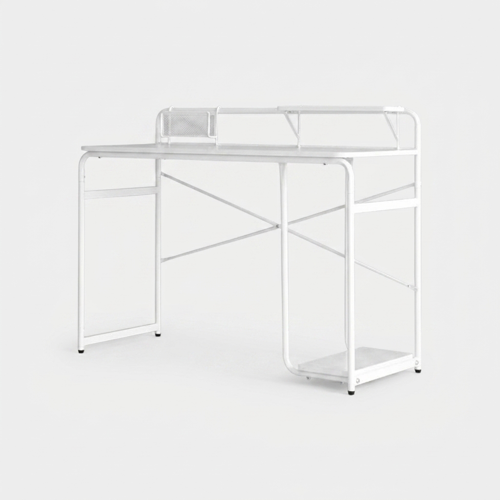 OLLSON E형 책상 1200mmx477mmx895mm, 올화이트 2775.7953 - 상세 이미지 3
