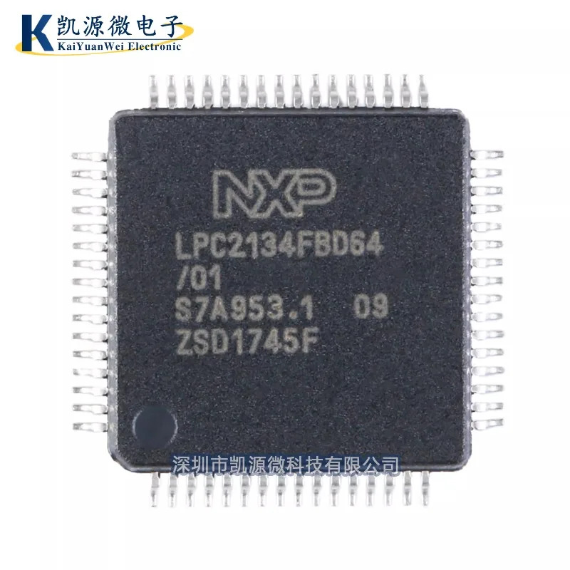 표면 실장 LPC2134FBD64/0115 LQFP64 60MHz 32비트 마이크로컨트롤러